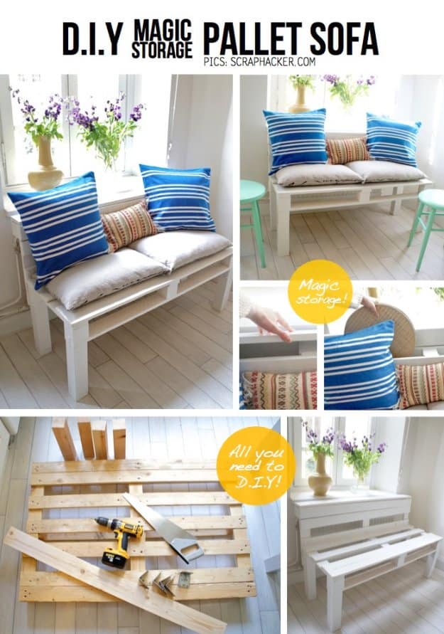 20 Awesome DIY Pallet Furniture Projects For Your Home