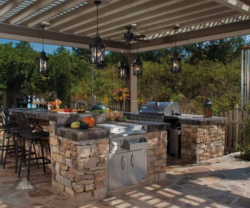 Enjoy Cooking Outside In A New Outdoor Stone Kitchen Enjoy Cooking Outside In A New Outdoor Stone Kitchen