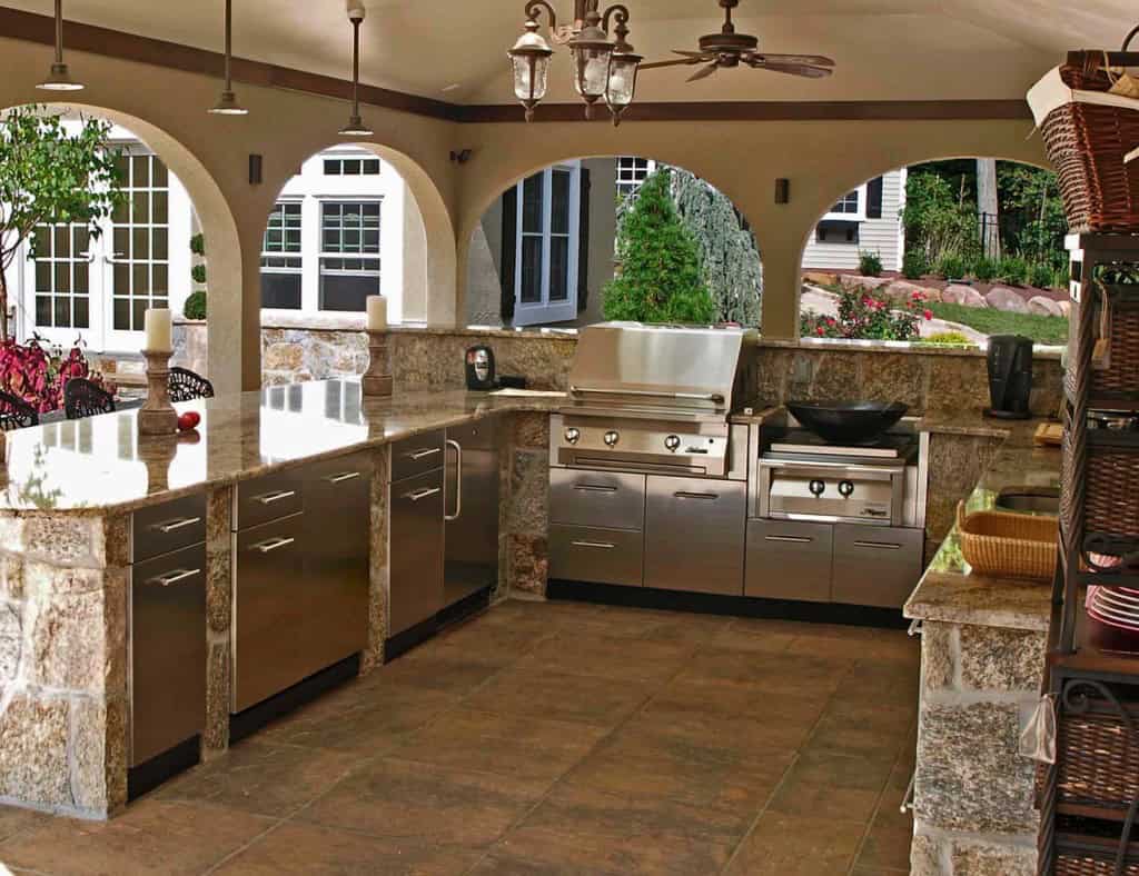 Enjoy Cooking Outside In A New Outdoor Stone Kitchen Enjoy Cooking Outside In A New Outdoor Stone Kitchen