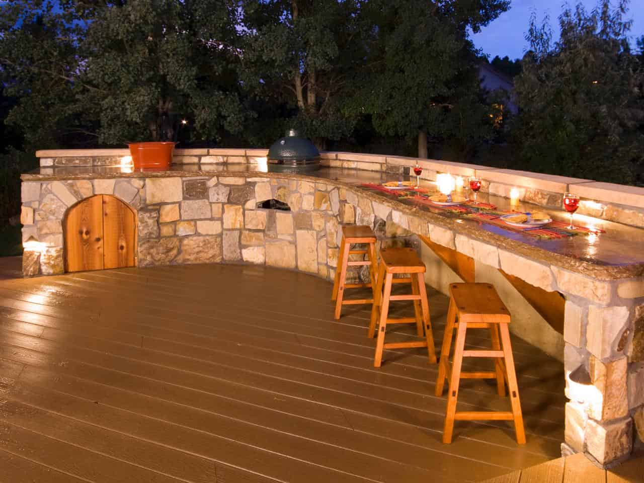 Enjoy Cooking Outside In A New Outdoor Stone Kitchen Enjoy Cooking Outside In A New Outdoor Stone Kitchen