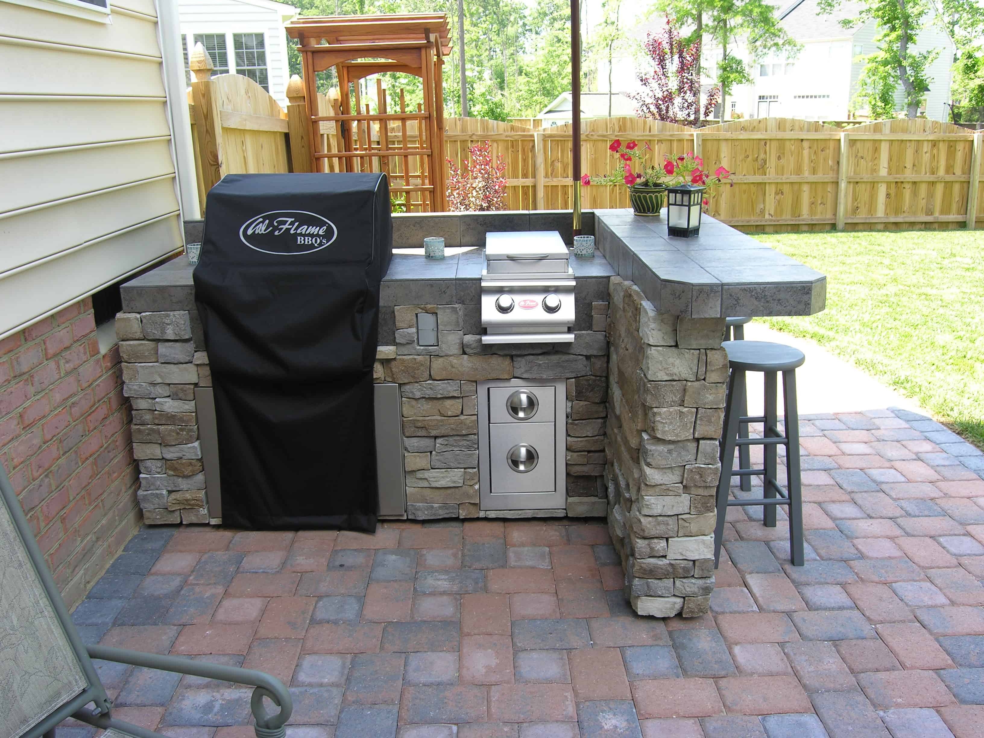 Enjoy Cooking Outside In A New Outdoor Stone Kitchen Enjoy Cooking Outside In A New Outdoor Stone Kitchen