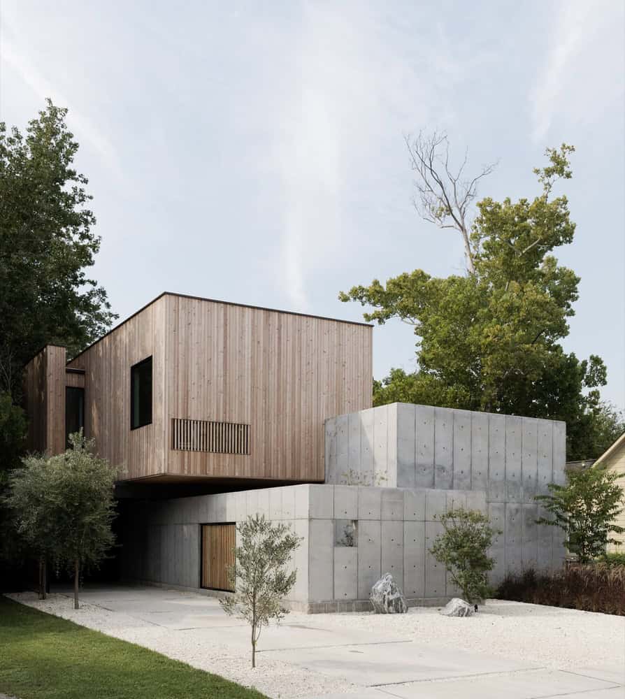 Concrete Box House by Robertson Design in Houston, Texas Concrete Box House by Robertson Design in Houston, Texas