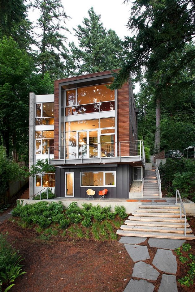 Dorsey Residence by Coates Design on the Bainbridge Island in Washington
