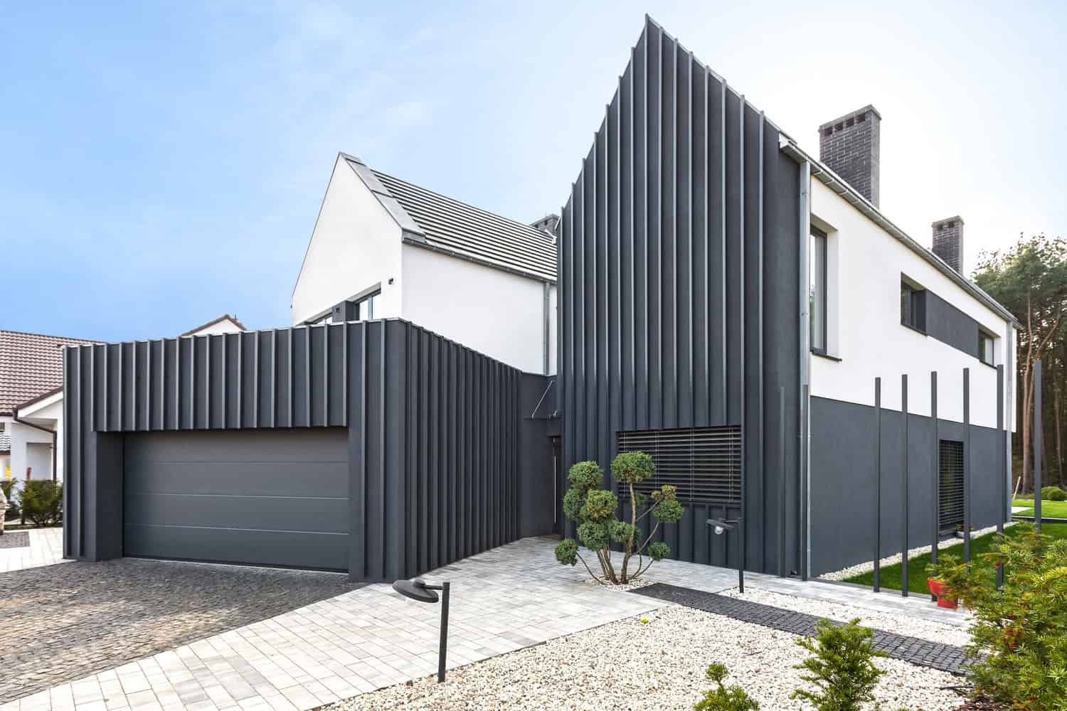 Fence House by mode:lina architekci in Borówiec, Poland Fence House by mode:lina architekci in Borówiec, Poland