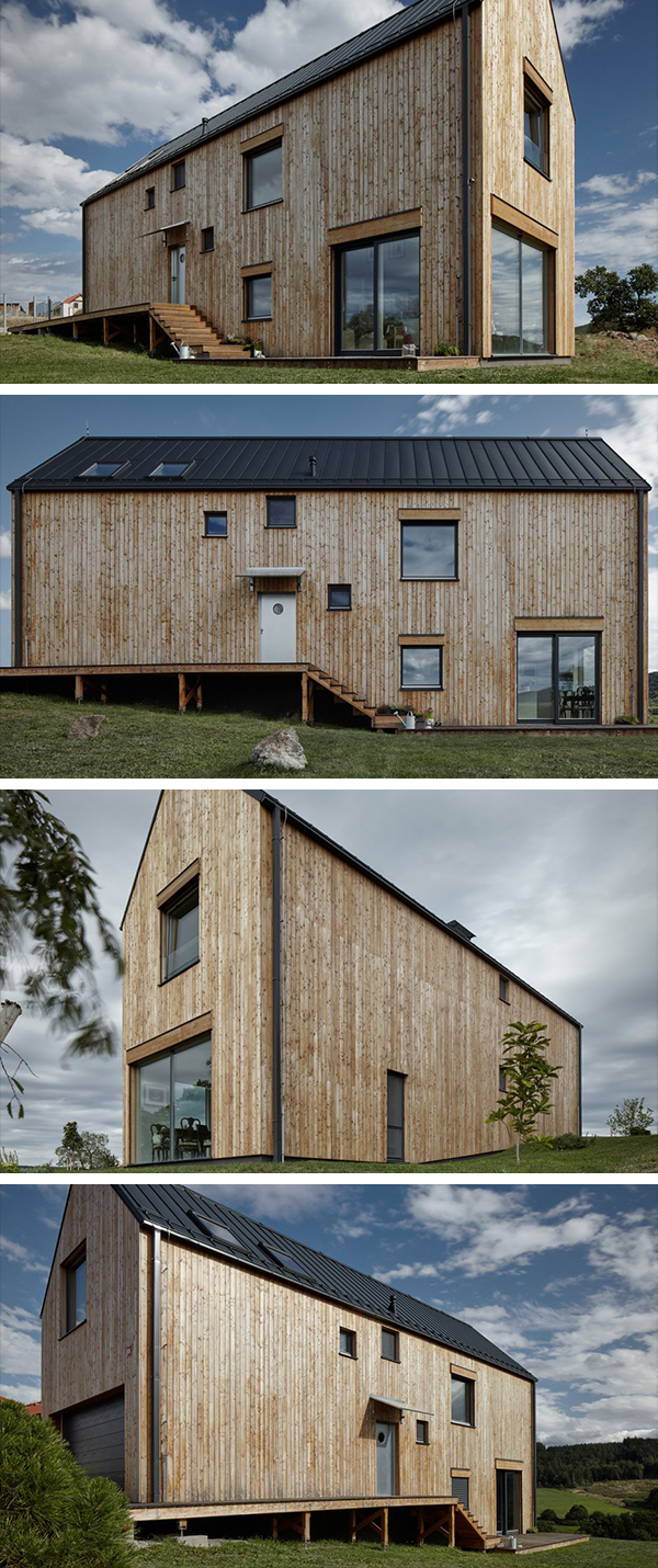 House for Marketka by Mjölk Architekti in Točník, Czech Republic