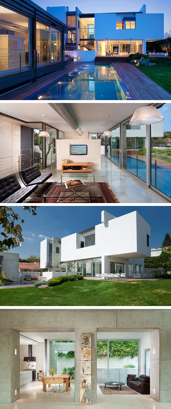 Villa in Ramat Gan by Dror Barda in Israel