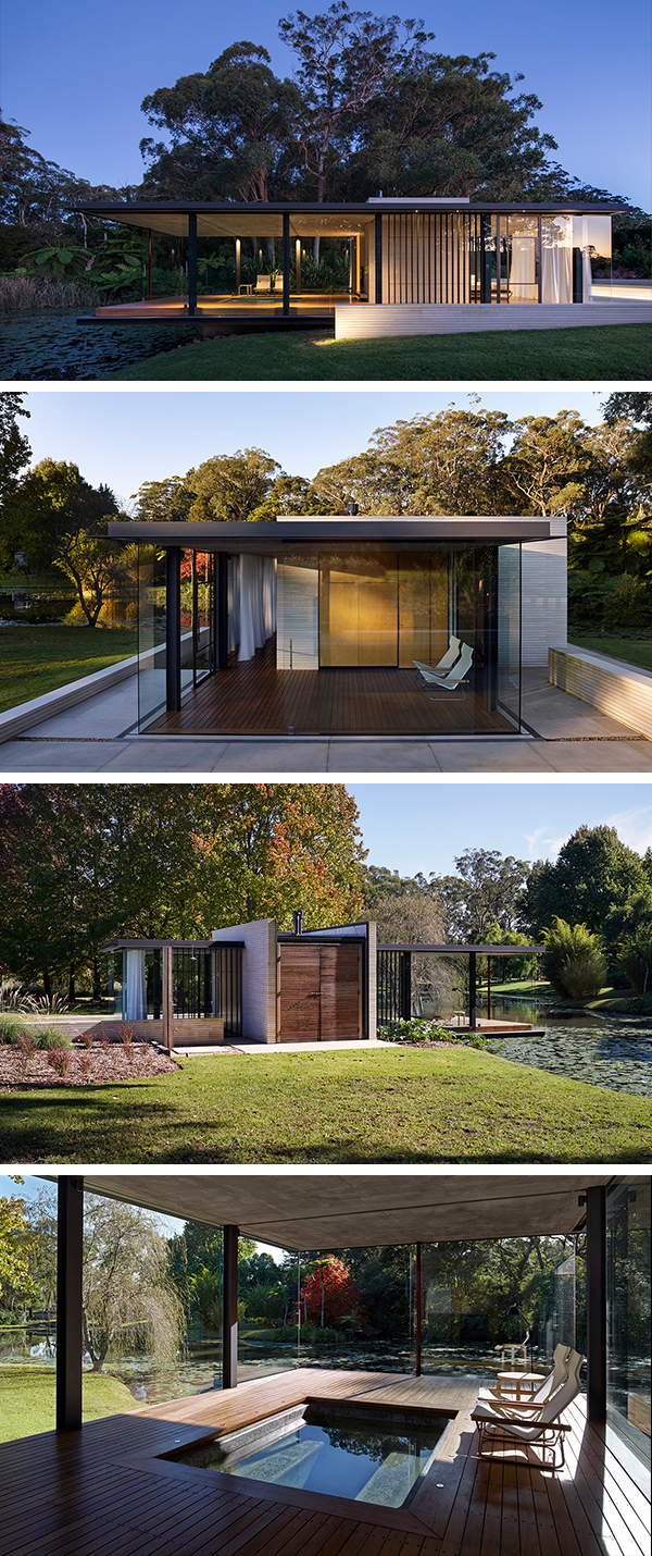 Wirra Willa Pavilion by Matthew Woodward Architecture in Somersby, Australia