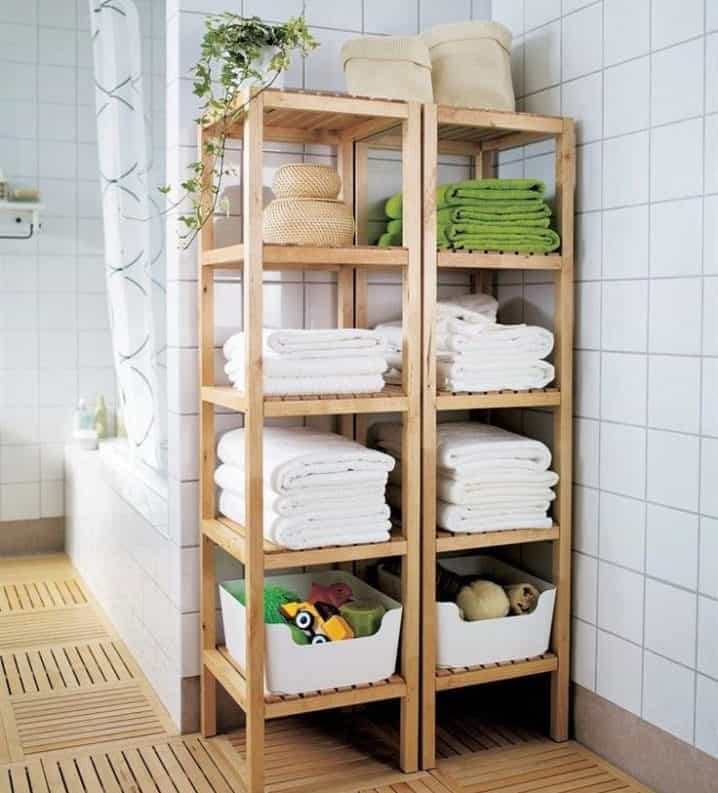 18 DIY Towel Storage Ideas To Easily Organize The Bathroom 18 DIY Towel Storage Ideas To Easily Organize The Bathroom