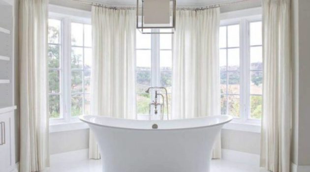 18 Inspirational Ideas For Choosing Properly Bathroom Window Curtains