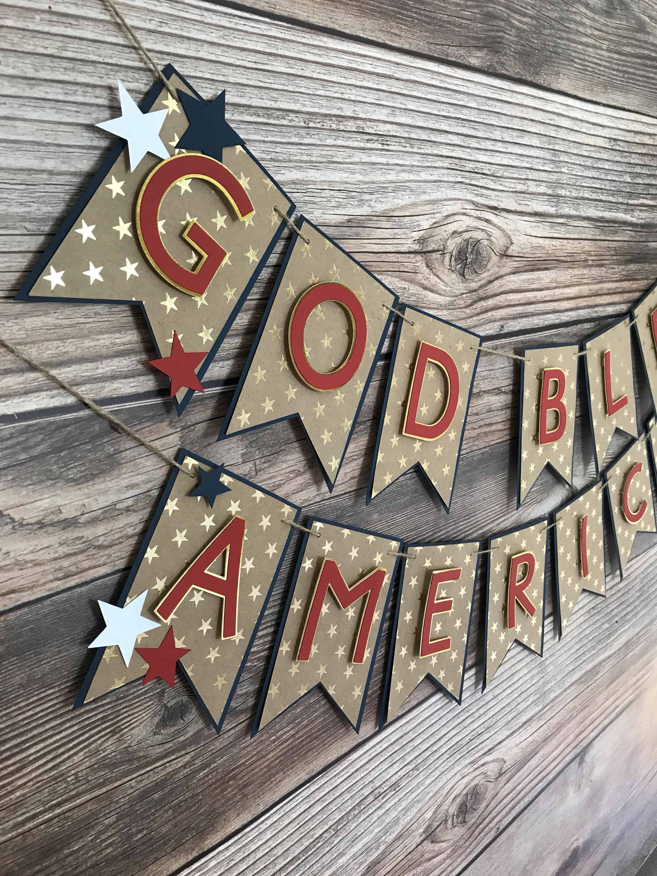 God Bless America Banner God Bless America Banner