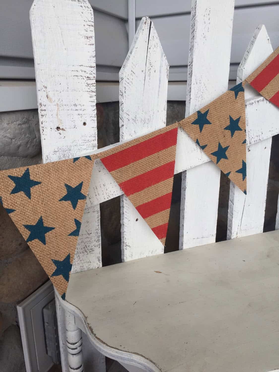 American flag banner American flag banner