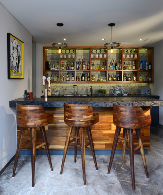 16 Marvelous Contemporary Home Bar Designs You Must Have