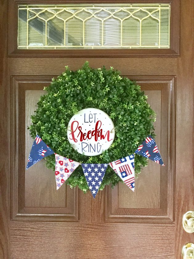 16 Patriotic Handmade Wreath Designs For 4th of July