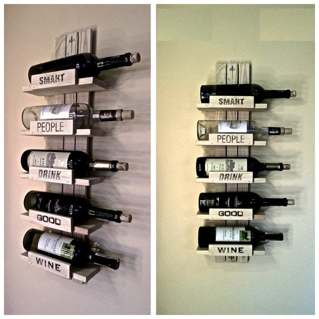 pallet wood wine rack pallet wood wine rack