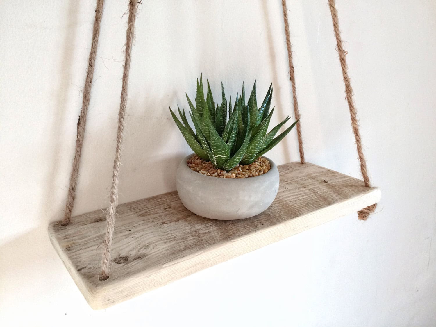 Floating Jute String Rope shelf Floating Jute String Rope shelf