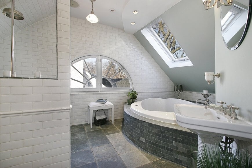 17 Outstanding Ideas For Decorating Bathroom With Skylight 17 Outstanding Ideas For Decorating Bathroom With Skylight