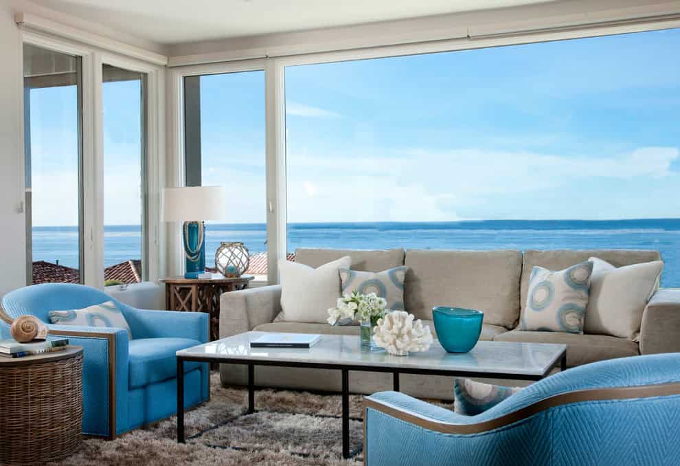 16 Inspirational Ideas For Decorating Beach Themed Living Room