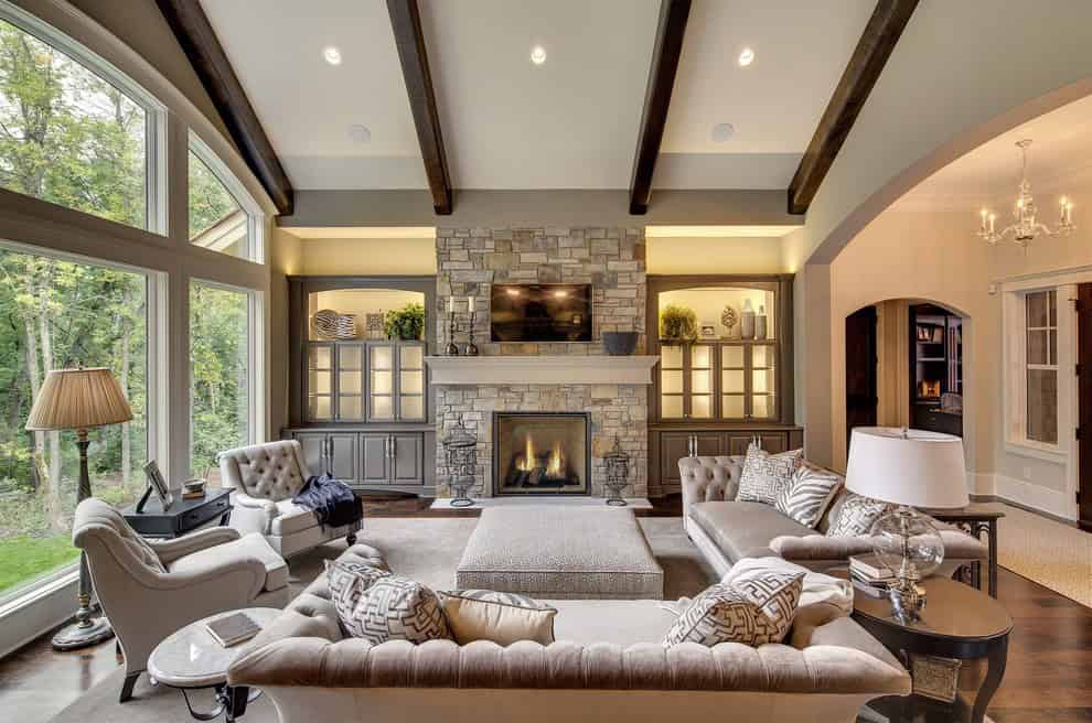 16 Outstanding Ideas For Decorating Living Room With High Ceiling 16 Outstanding Ideas For Decorating Living Room With High Ceiling