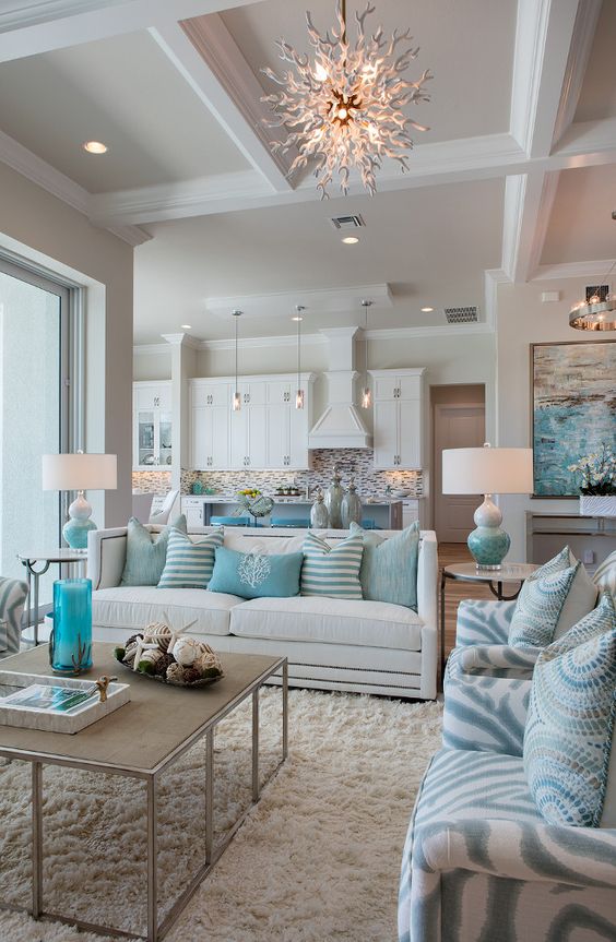 beach room living decorating themed inspirational source