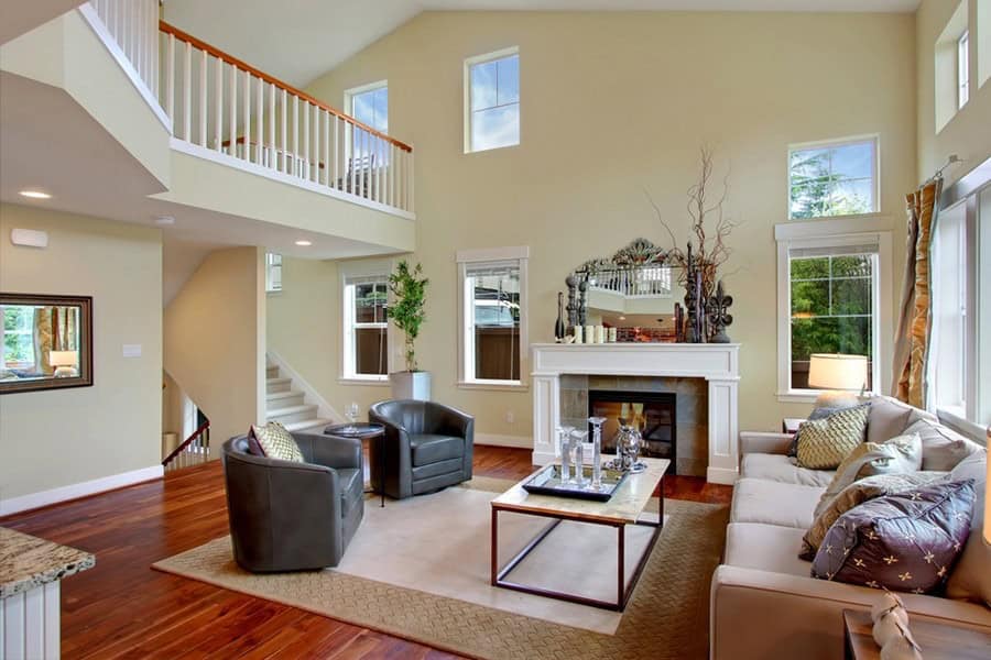 16 Outstanding Ideas For Decorating Living Room With High Ceiling 16 Outstanding Ideas For Decorating Living Room With High Ceiling