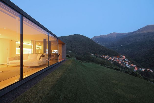 Montebar Villa by JM Architecture in Medeglia, Switzerland