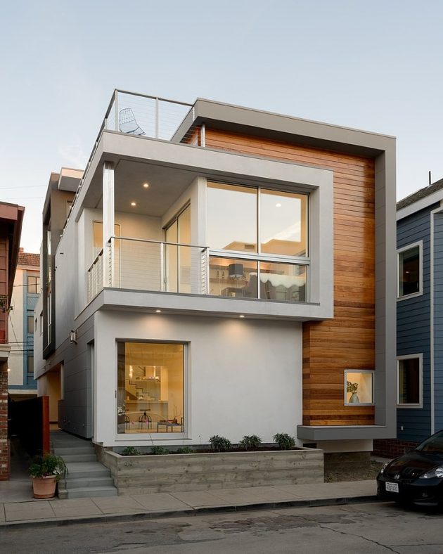 Peninsula House by LeMaster Architects in Long Beach, California