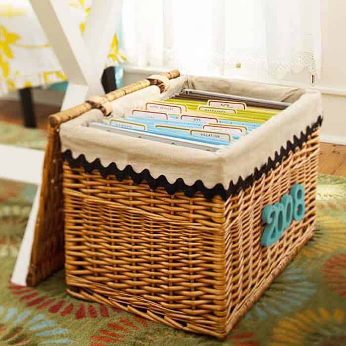 19 Excellent Ideas To Organize The Home With Wicker Baskets 19 Excellent Ideas To Organize The Home With Wicker Baskets