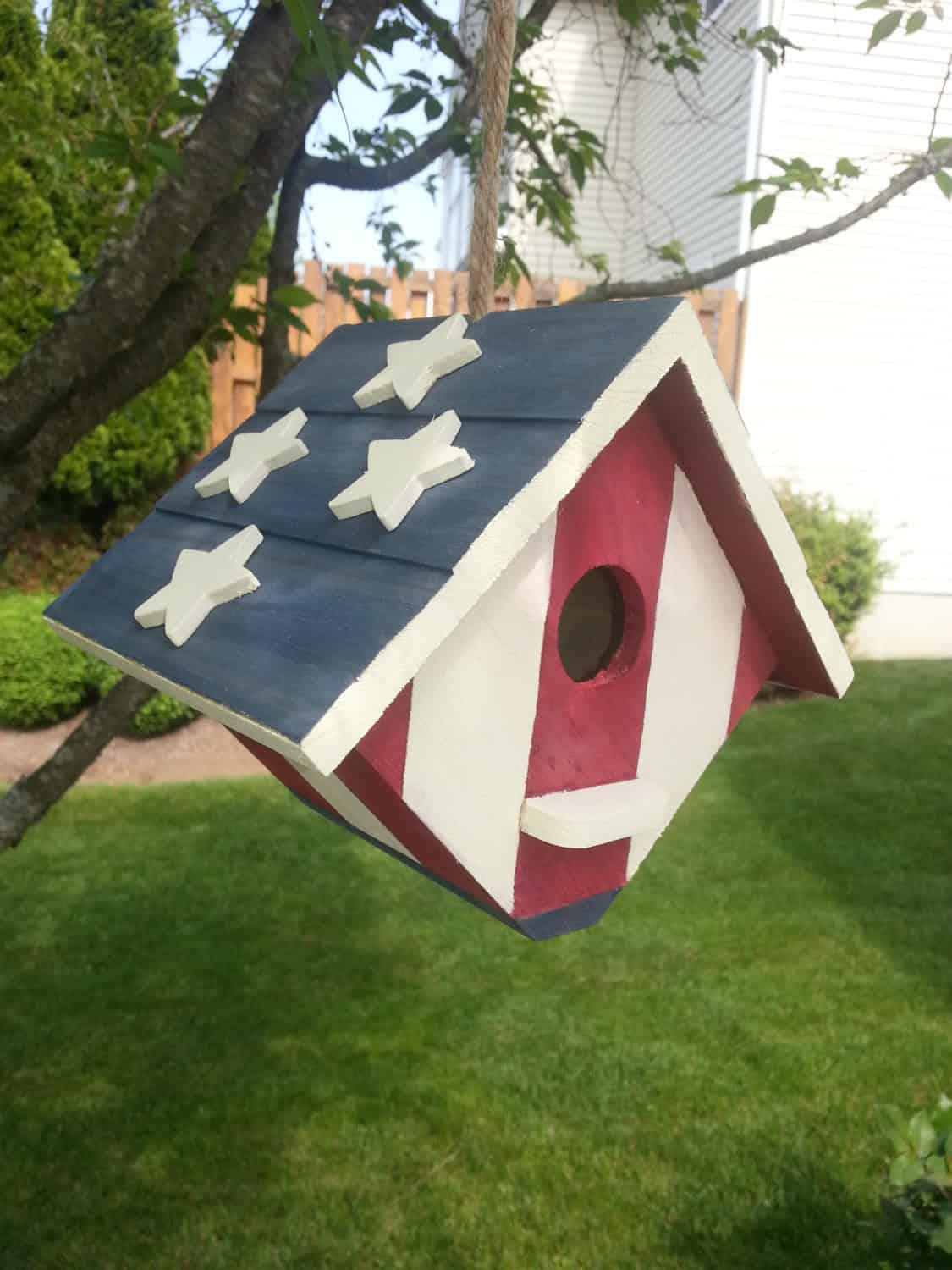 15. Put together a house for the birds in your garden 15. Put together a house for the birds in your garden