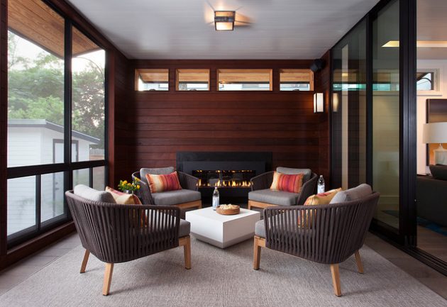 15 Outstanding Contemporary Porch Designs For Your New Courtyard