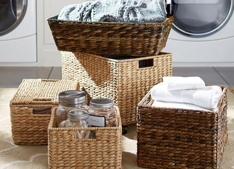 Organize The Home With Wicker Baskets, Wicker Basket Storage Solutions