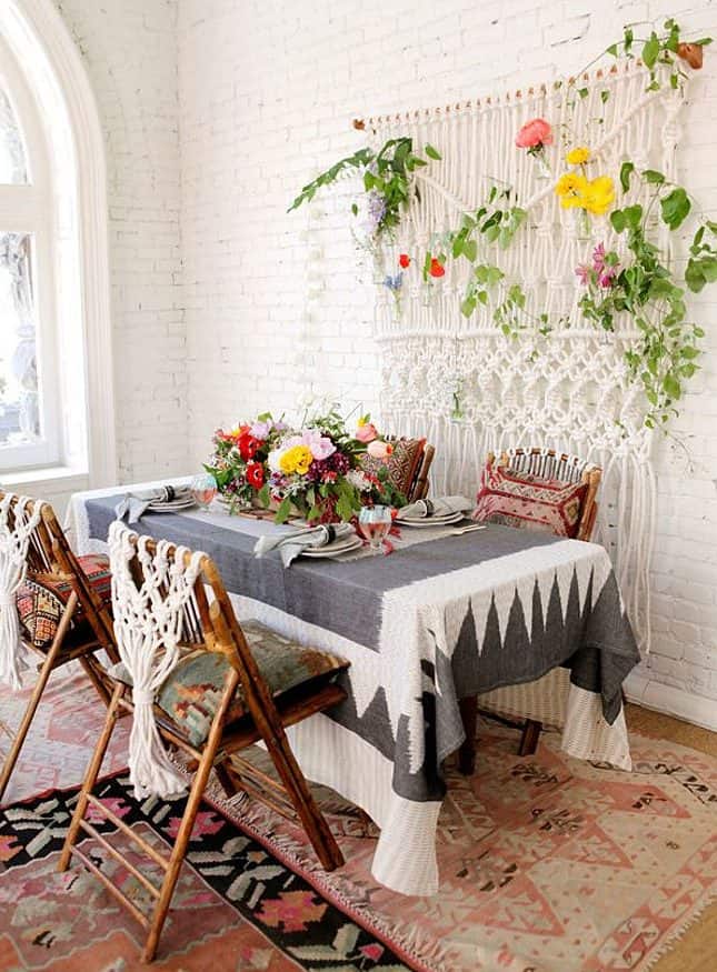 Boho Style Dining Room- A Real Hit This Summer Boho Style Dining Room- A Real Hit This Summer