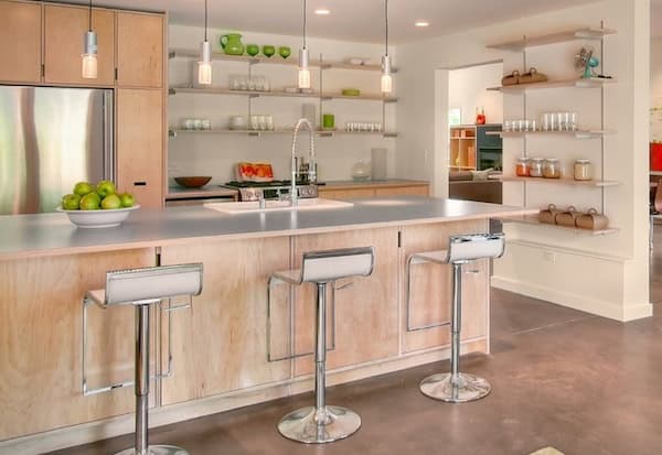 19 Trendy Kitchen  Designs  With Open Shelves  That Will 