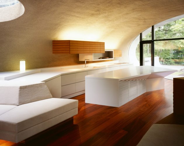 Shell House by ARTechnic in the Karuizawa Forest, Japan
