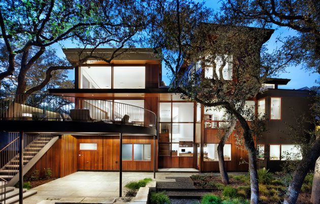 Tree House by Miró Rivera Architects in Austin, Texas