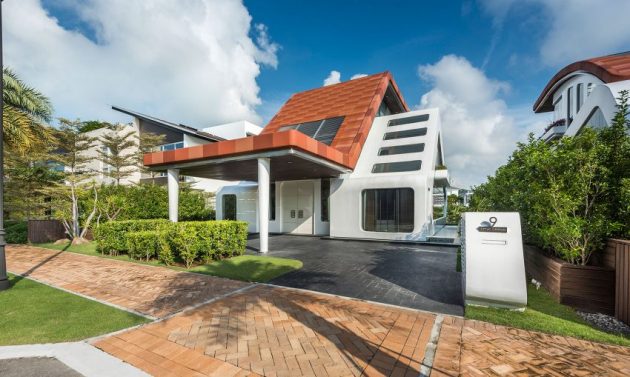 Villa Mistral by Mercurio Design Lab on the Island of Sentosa in Singapore