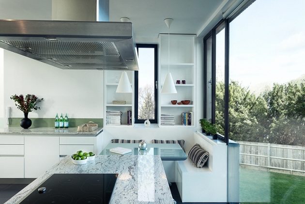 Zinc House by OB Architecture in Milford on Sea, England