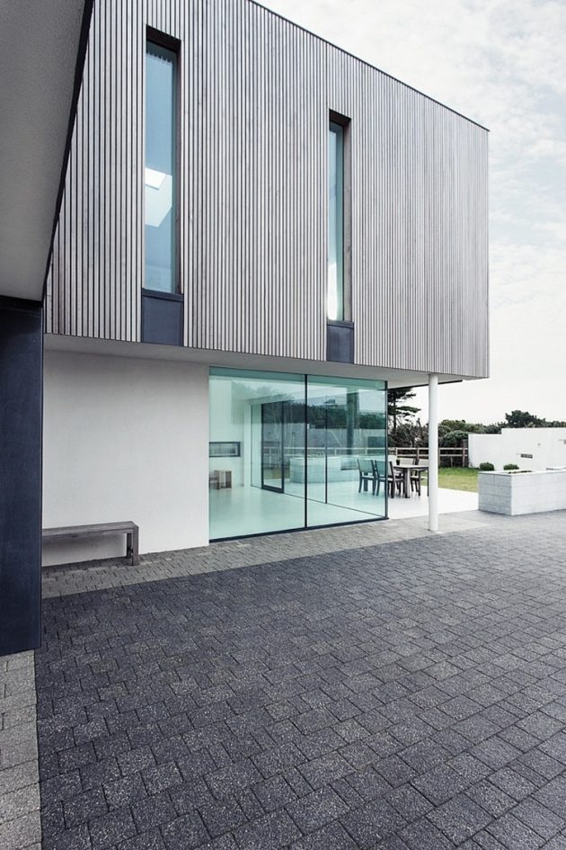 Zinc House by OB Architecture in Milford on Sea, England