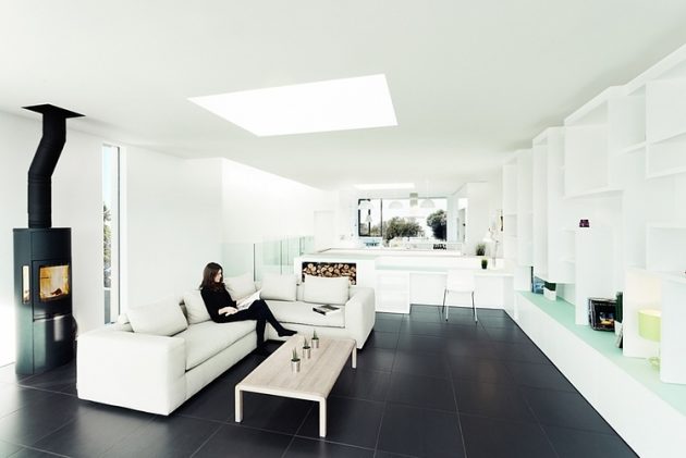 Zinc House by OB Architecture in Milford on Sea, England