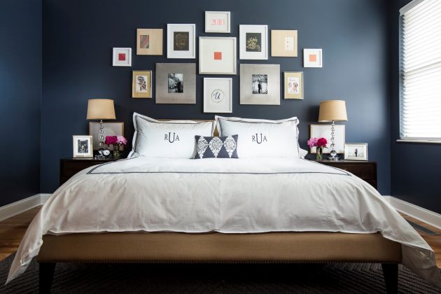 Brilliant Interior Designs With Dark Blue For Dramatic Ambience