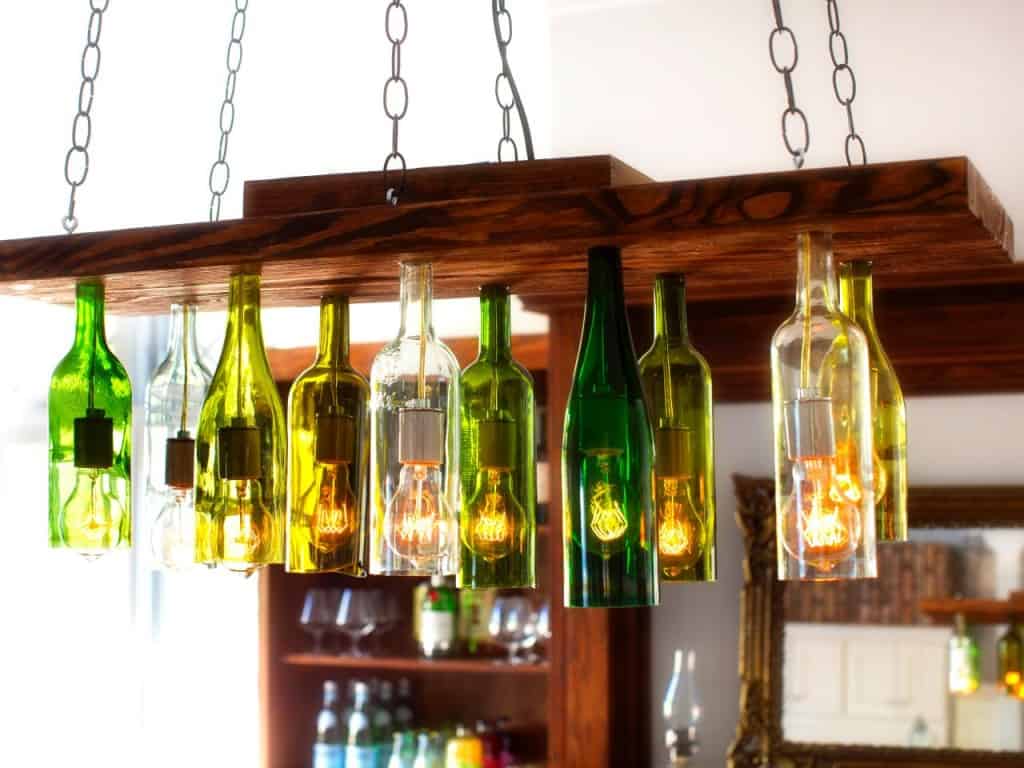 19 Fascinating Examples To Reuse Glass Bottles In A Creative Way