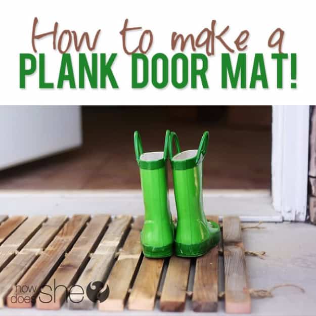 15 Creative DIY Welcome Mat Ideas That Can Send A Message