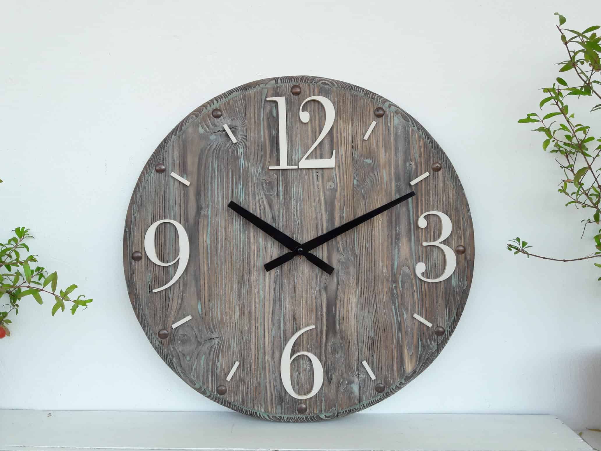 11. Rustic Wall Clock 11. Rustic Wall Clock