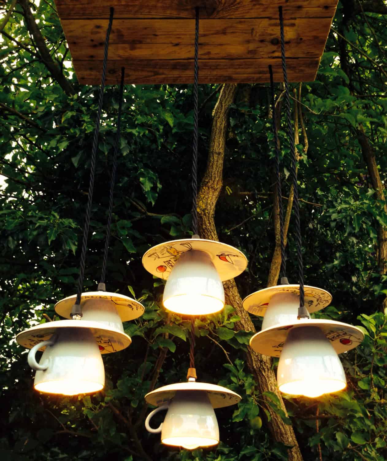 5. Vintage Upcycled Tea Cup Pendant 5. Vintage Upcycled Tea Cup Pendant