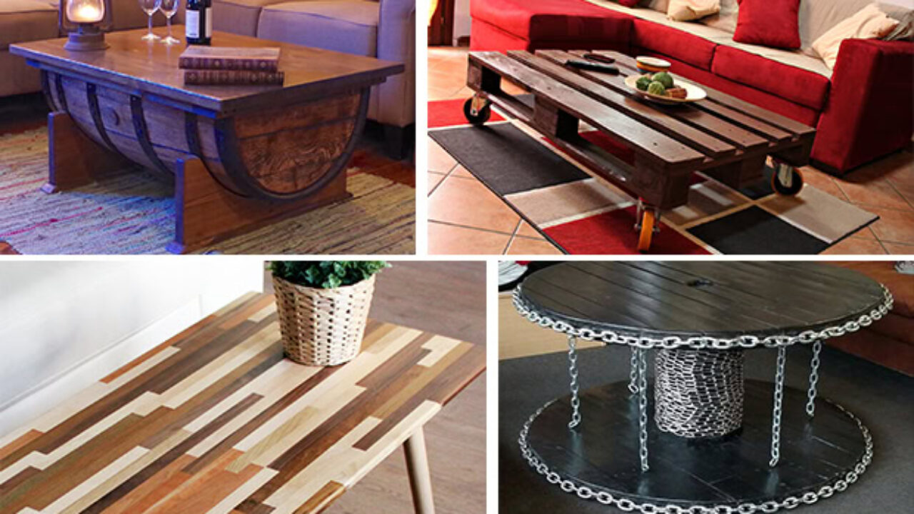 16 Superb Handmade Coffee Table And Side Table Designs For Your Living Room