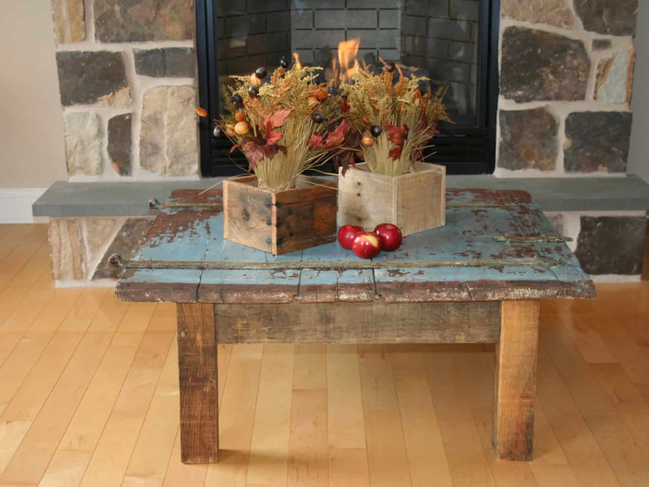 14. Reclaimed Barn Door Coffee Table 14. Reclaimed Barn Door Coffee Table