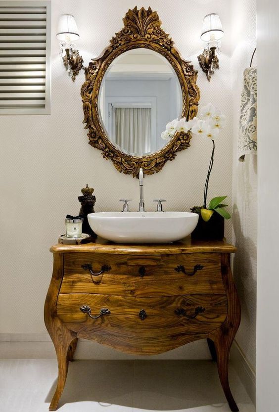 Repurposing Vintage Cabinets Into Beautiful Bathroom Sinks