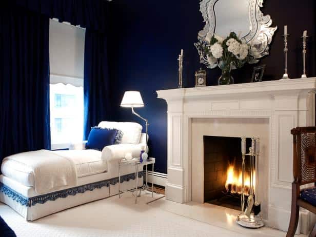 Brilliant Interior Designs With Dark Blue For Dramatic Ambience