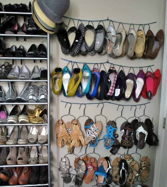 16 Excellent DIY Ways To Easily Store Your Shoes