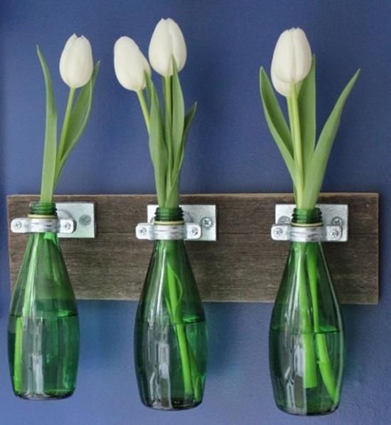 19 Fascinating Examples To Reuse Glass Bottles In A Creative Way
