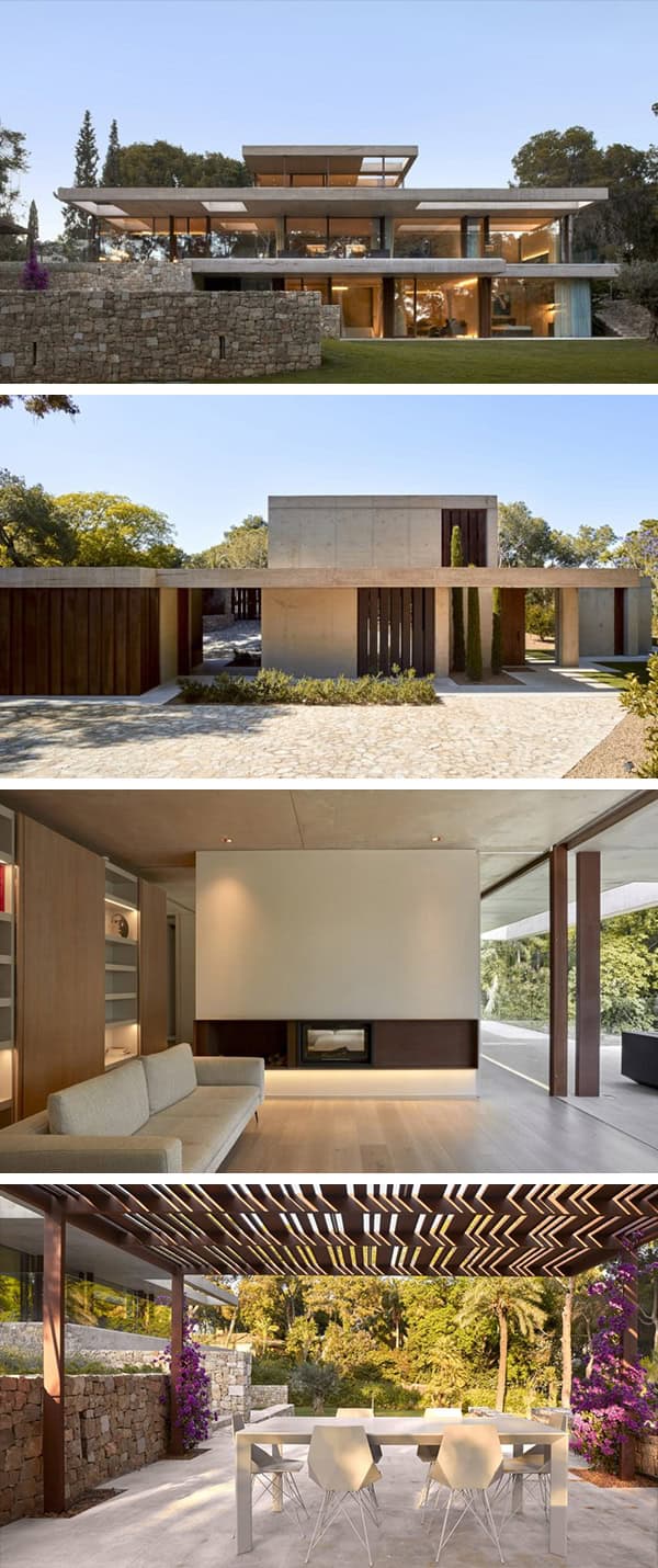 Home in the Pine Forest by Ramon Esteve Estudio in Valencia, Spain